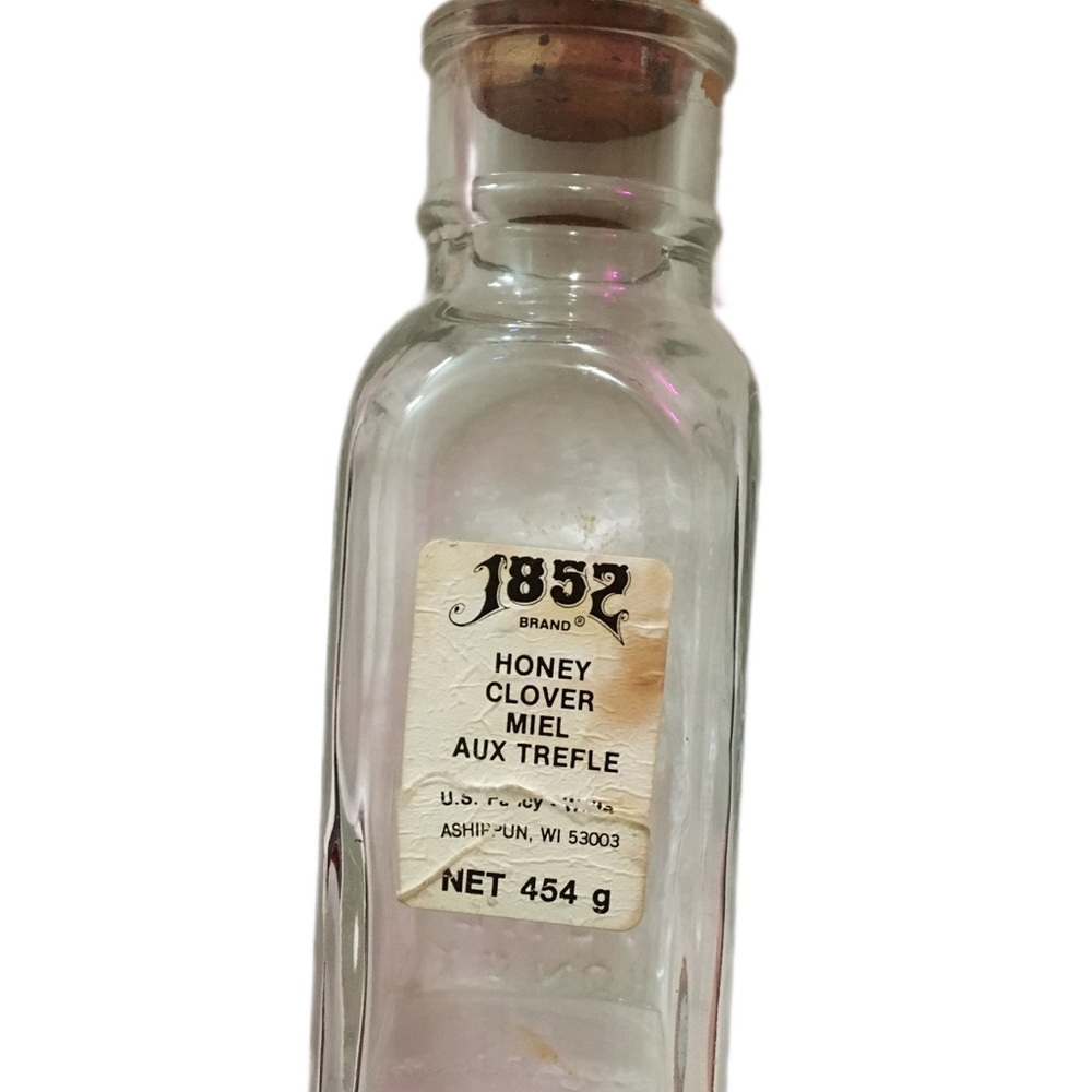 1852 Brand Honey Clover Glass Bottle